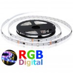 Flexibele Waterdichte IP68 LED strip Digitaal RGB 5050 30 LED/m - Per meter